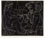 Pablo Picasso: Le Peintre Et Son Modèle (monochrome) - Signed Print