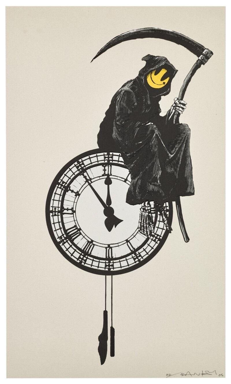 Banksy Grin Reaper (AP) (Signed Print) 2005 | MyArtBroker