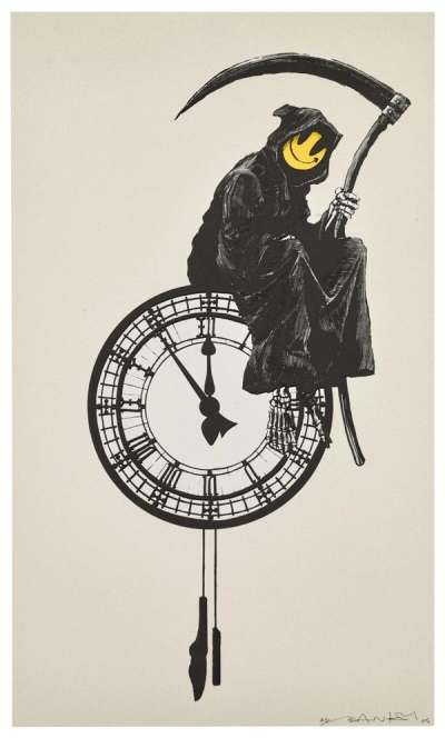 Banksy: Grin Reaper (AP) - Signed Print