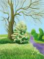 David Hockney: The Arrival Of Spring In Woldgate East Yorkshire 12th May 2011 - Signed Print