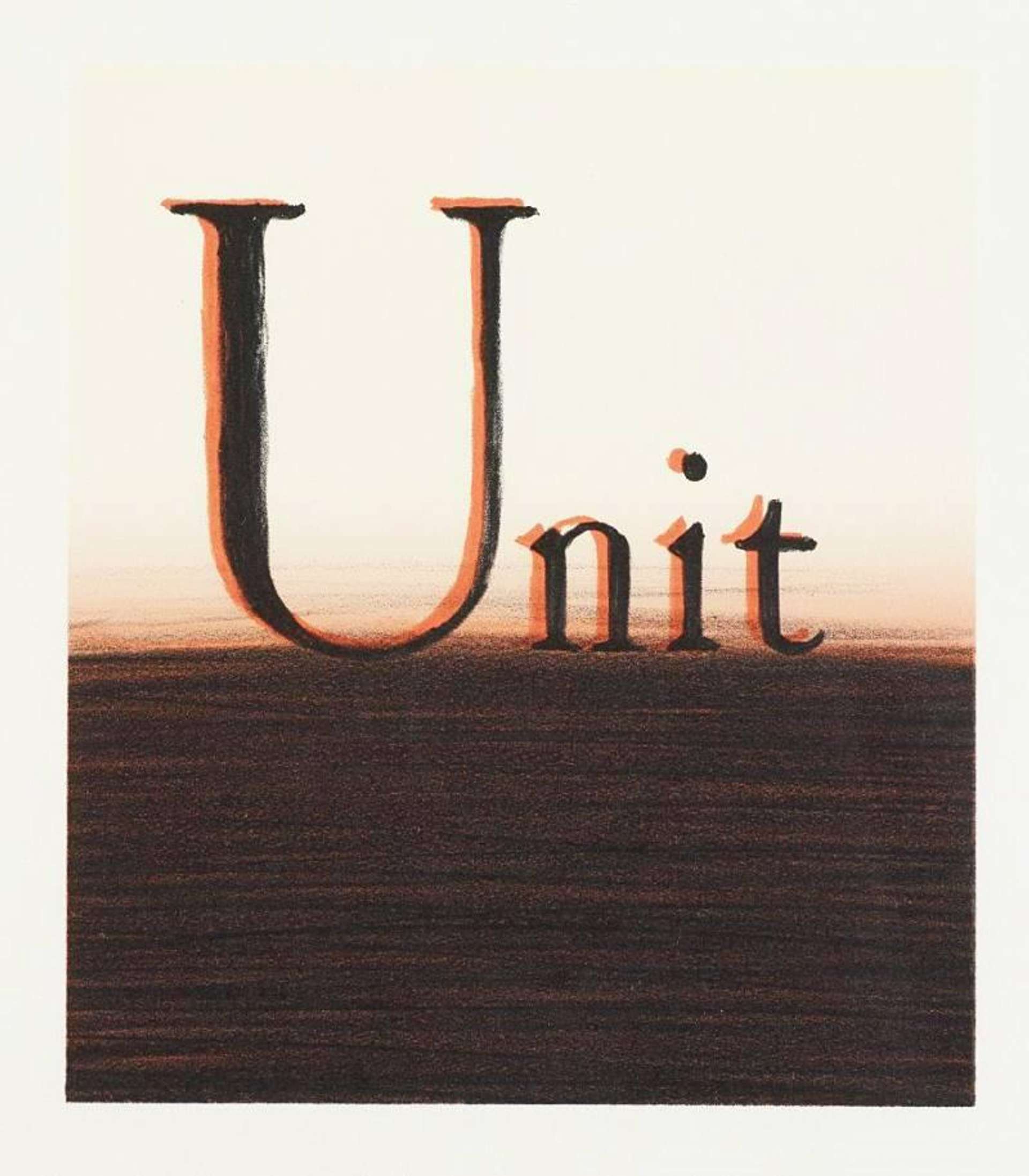 Unit - Signed Print by Ed Ruscha 2004 - MyArtBroker
