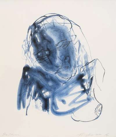 Blue Madonna - Signed Print by Tracey Emin 2020 - MyArtBroker