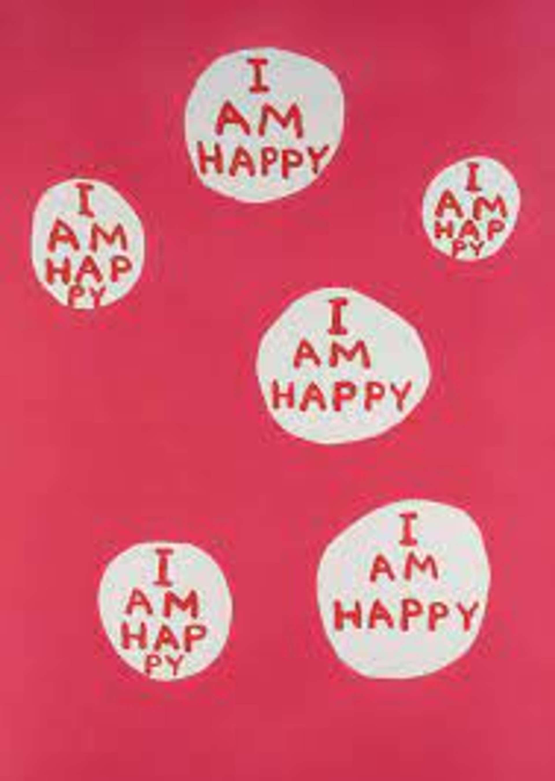 I Am Happy by David Shrigley - MyArtBroker