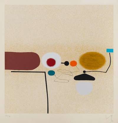 Points Of Contact No. 34 - Signed Print by Victor Pasmore 1980 - MyArtBroker