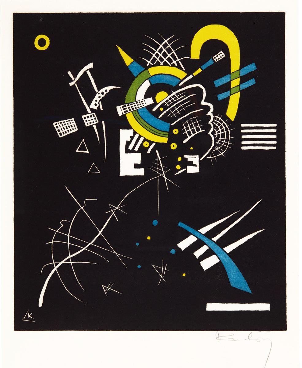 Wassily Kandinsky Kleine Welten VII (Signed Print) 1922