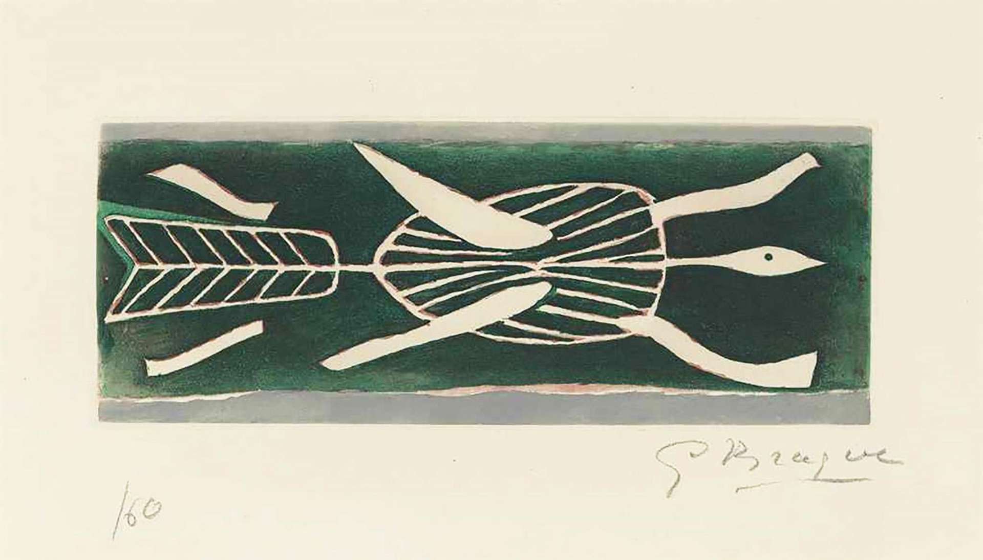 Thalassa I - Signed Print by Georges Braque 1959 - MyArtBroker