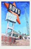 Abandoned Motel, Eureka - Signed Print