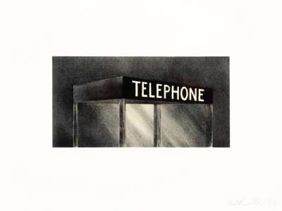 Telephone - Signed Print by Ed Ruscha 1993 - MyArtBroker