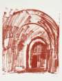 John Piper: Malmesbury, Wiltshire: The South Porch - Signed Print