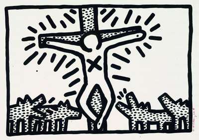 Plate III, Untitled 1 - 6 - Signed Print by Keith Haring 1982 - MyArtBroker