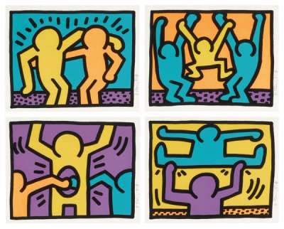 Pop Shop I (complete set) - Signed Print by Keith Haring 1987 - MyArtBroker