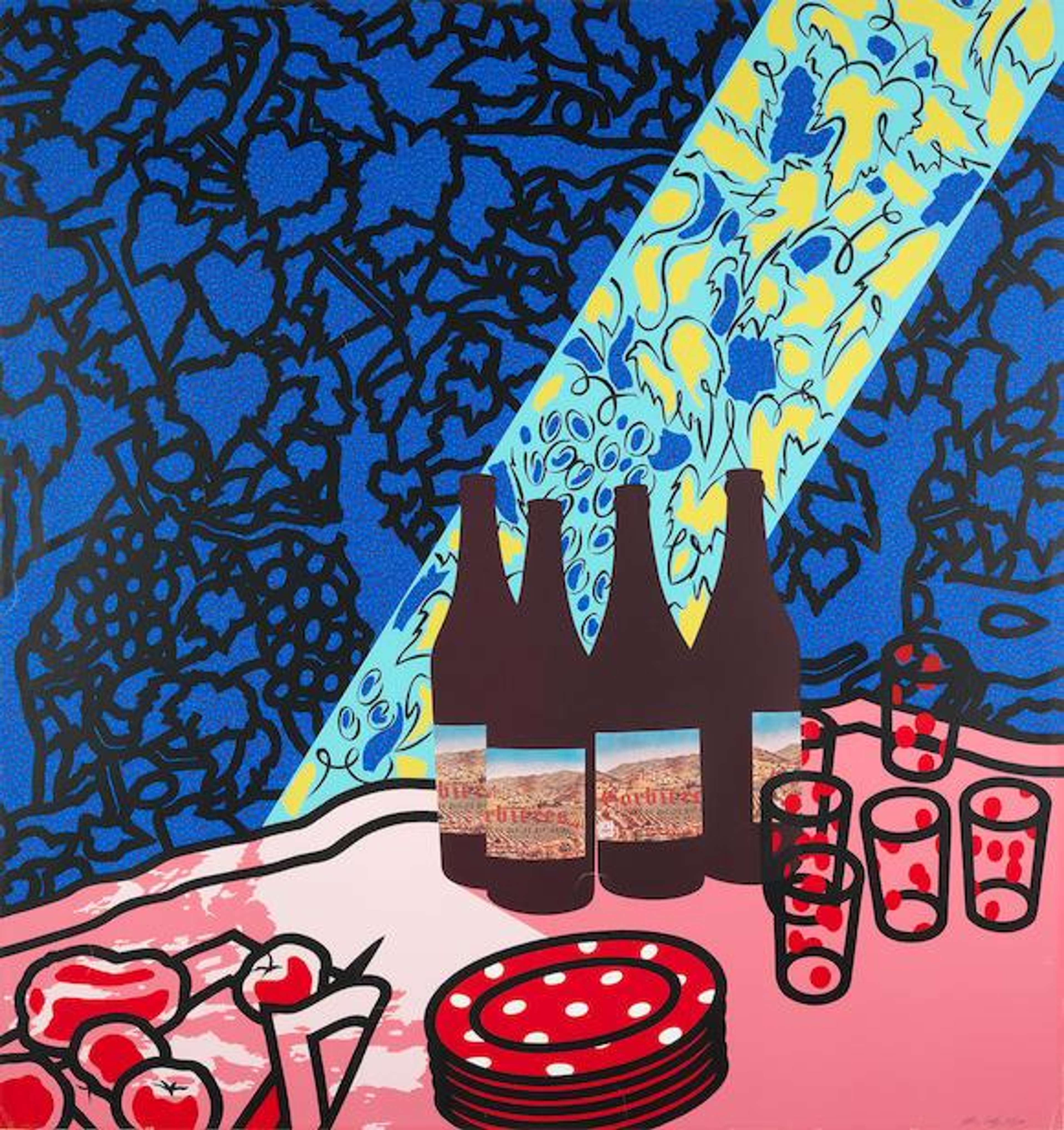 Picnic Set - Signed Print by Patrick Caulfield 1978 - MyArtBroker