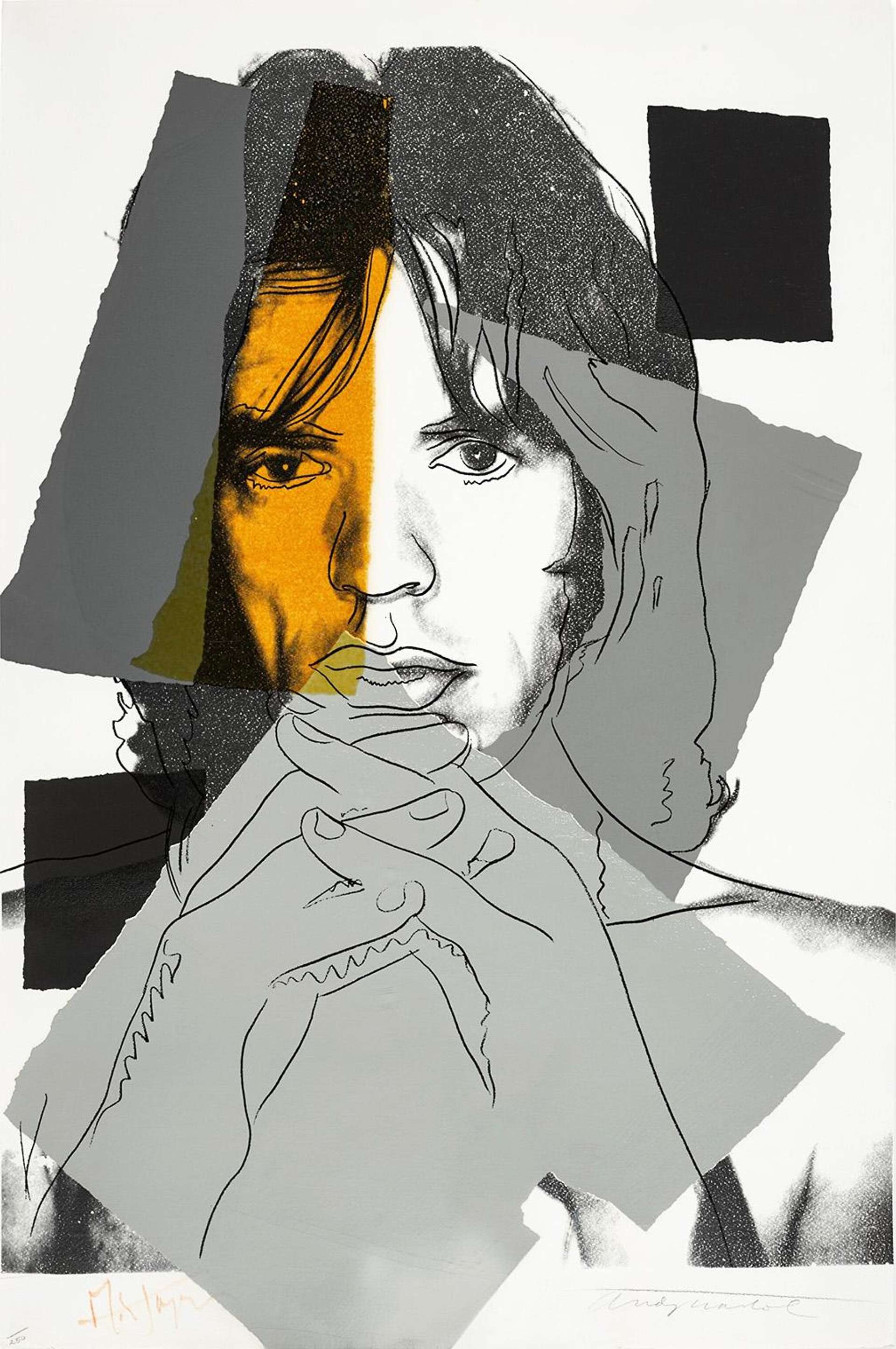 Mick Jagger (F. & S. II.147) - Signed Print by Andy Warhol 1975 - MyArtBroker