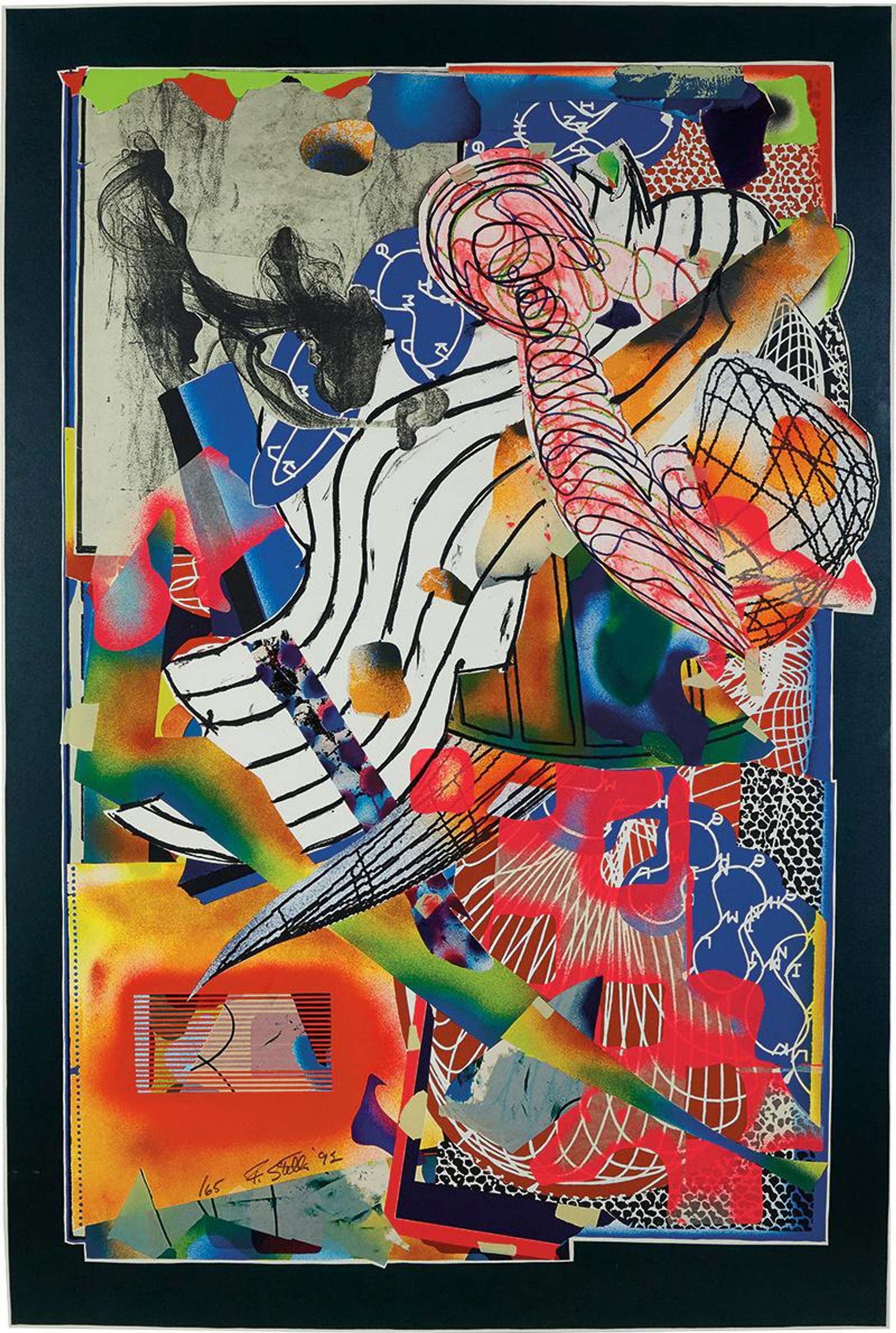 Frank Stella: The Candles - Signed Print