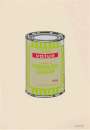 Banksy: Soup Can (sage, lime and cherry) - Signed Print