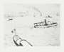 Albert Marquet: Steamships In Hamburg - Signed Print