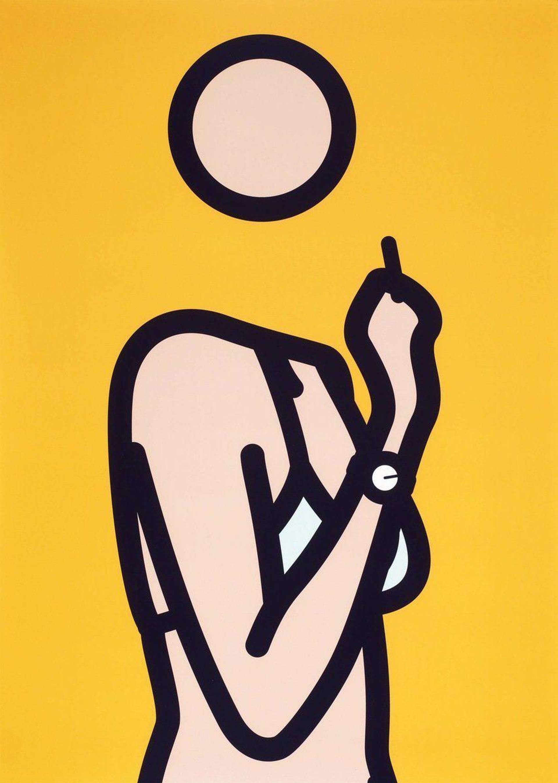 Ruth With Cigarette 3 - Signed Print by Julian Opie 2005 - MyArtBroker