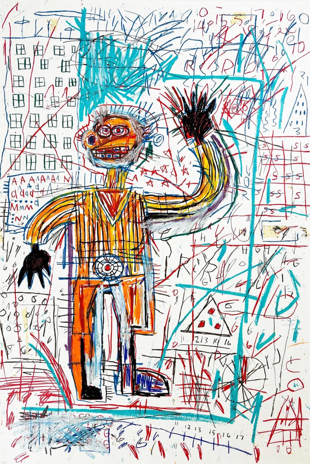 Jean-Michel Basquiat The Figure V (Unsigned Print) 2023