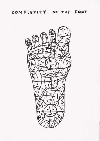 Complexity Of The Foot - Unsigned Print by David Shrigley 2020 - MyArtBroker