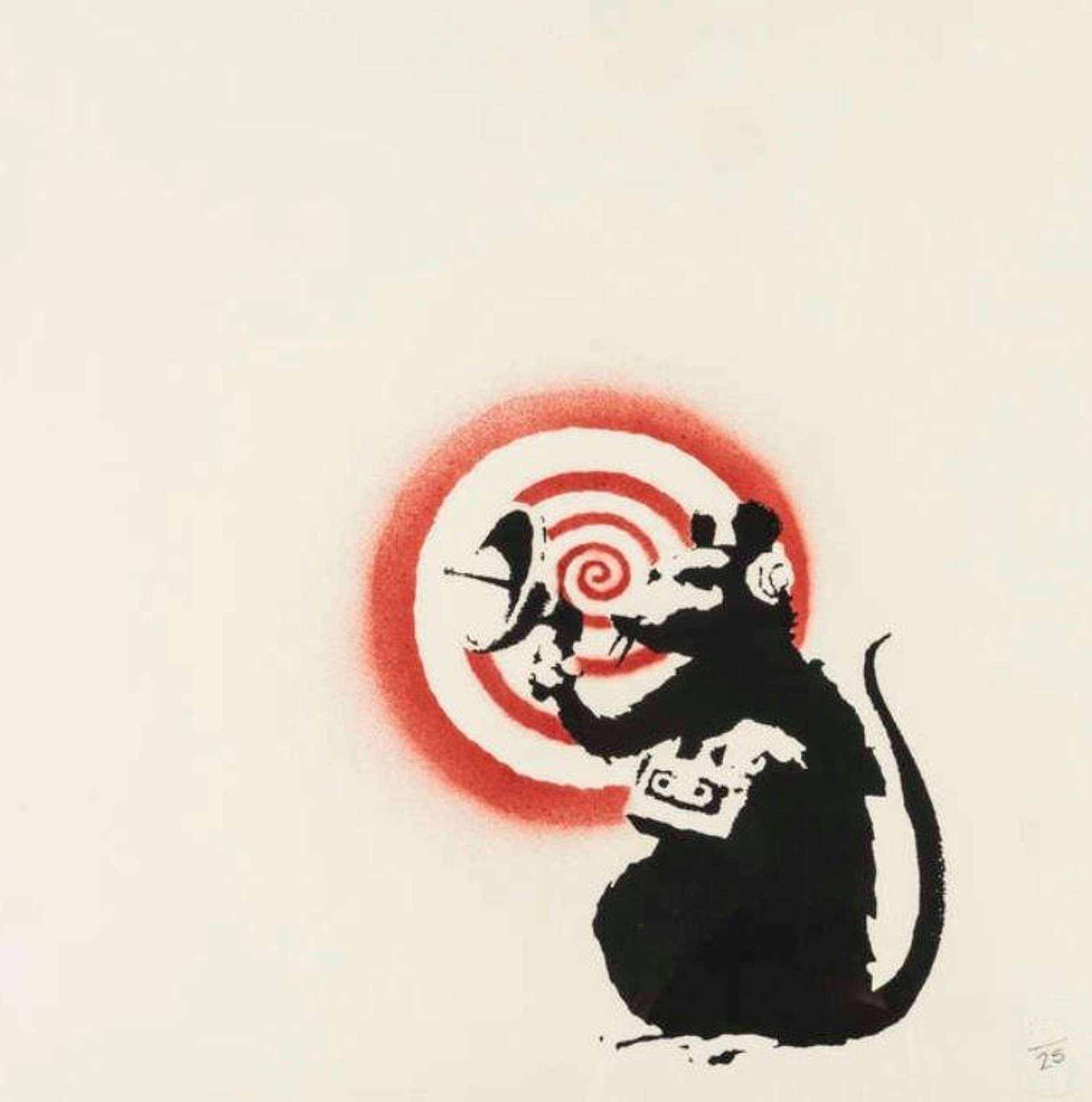 Banksy: Radar Rat - Unsigned Print