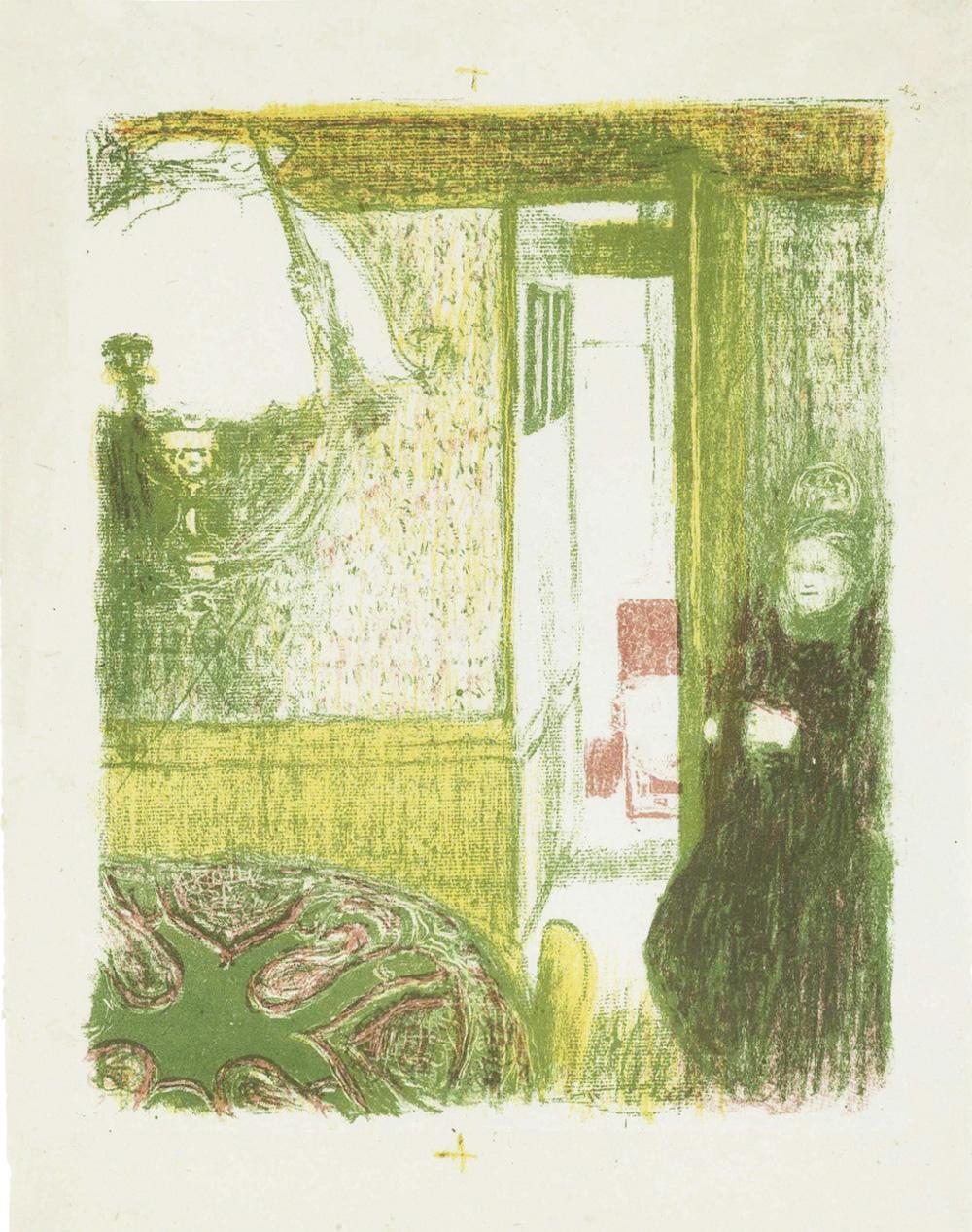 Edouard Vuillard Intérieur A La Suspension (Unsigned Print) 1899