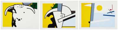 Bull Head Series (C. 123- 125) - Signed Print by Roy Lichtenstein 1973 - MyArtBroker