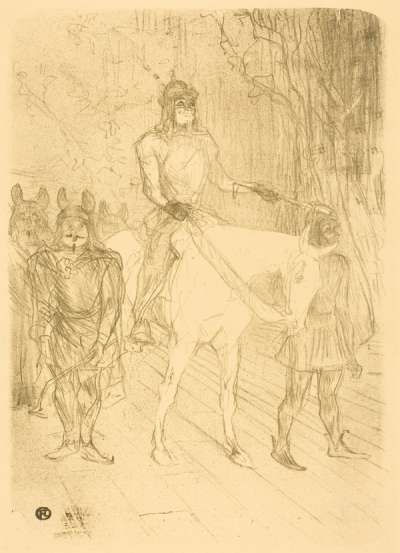 Entrée De Brasseur, Dans Chilpéric - Signed Print by Henri De Toulouse Lautrec 1895 - MyArtBroker