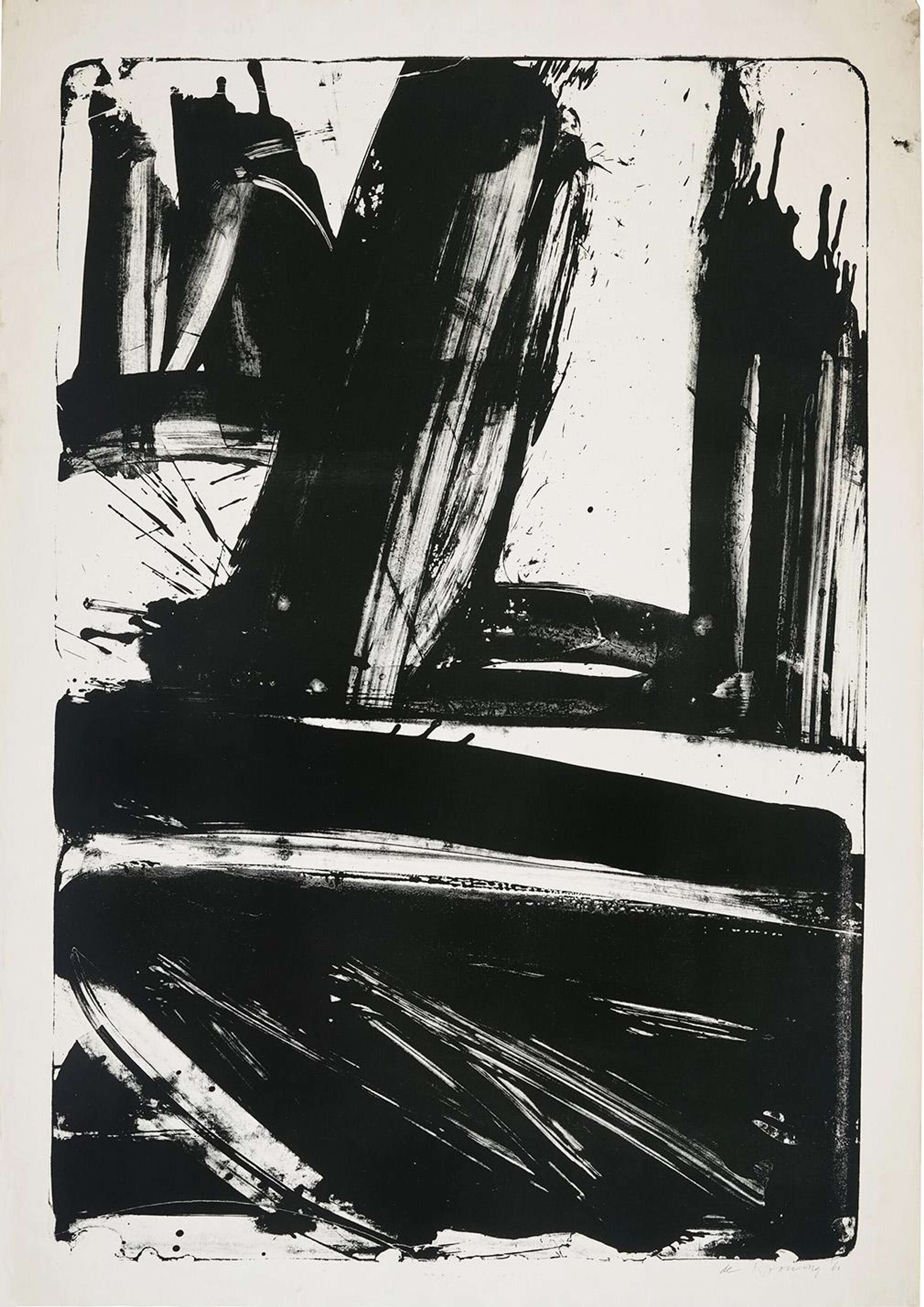 Litho #1 (Waves #1) - Signed Print by Willem de Kooning 1960 - MyArtBroker