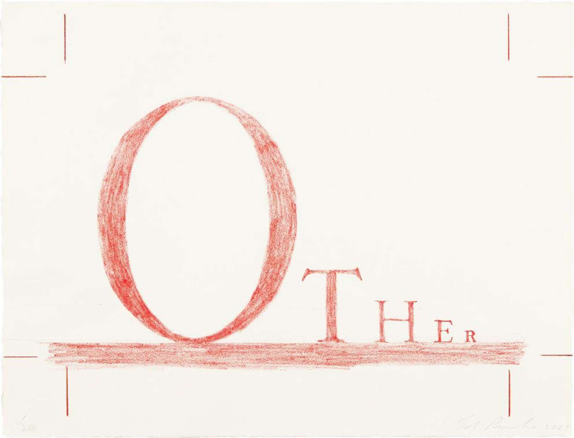 Other - Signed Print by Ed Ruscha 2004 - MyArtBroker