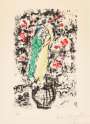 Marc Chagall: Menu Pour Une Réception Sur Le Bateau-Mouche - Signed Print