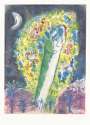Marc Chagall: Couple Dans Les Mimosas (Nice et la Côte d'Azur) - Signed Print