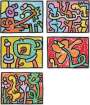 Keith Haring: Flowers (complete set) - Signed Print