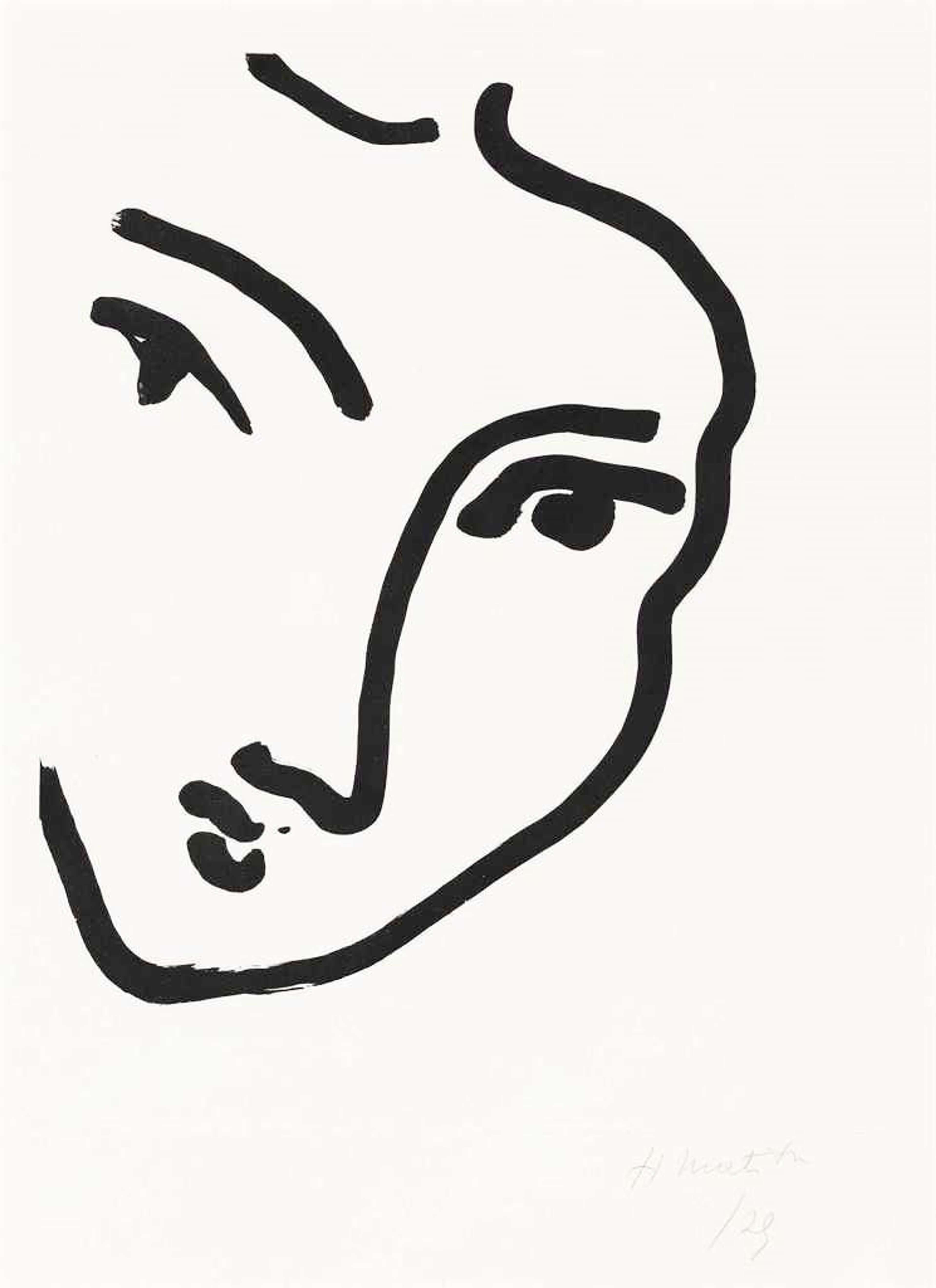 Nadia Au Menton Pointu - undefined by Henri Matisse 1948 - MyArtBroker