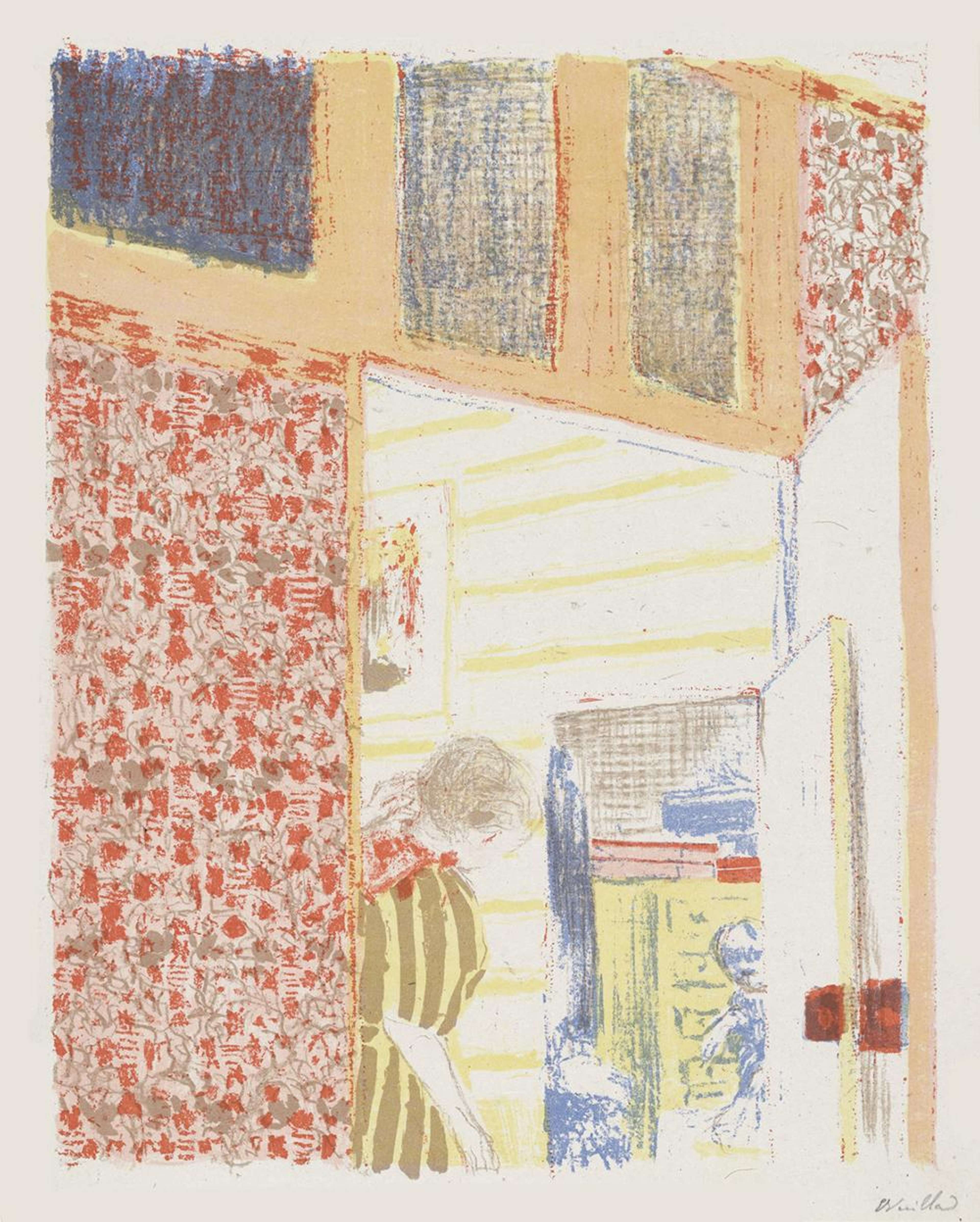 Interieur Aux Tentures Roses III - Unsigned Print by Edouard Vuillard 1899 - MyArtBroker