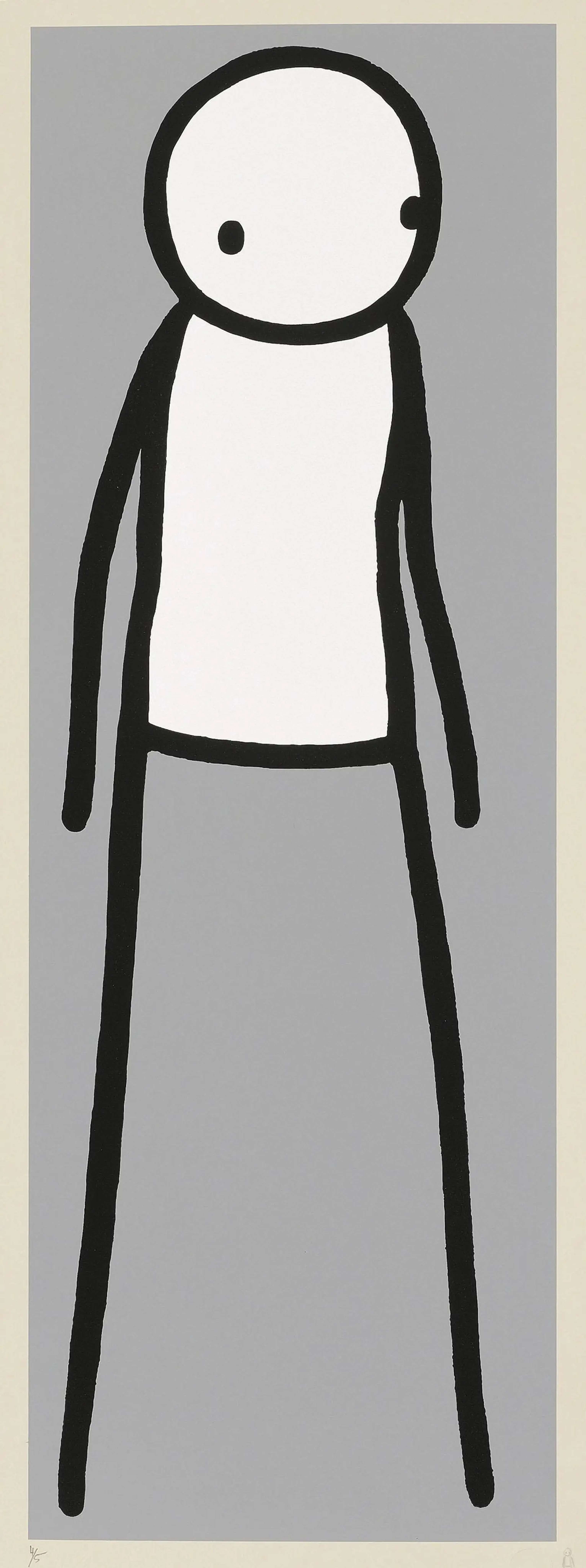 Walk (grey) by Stik