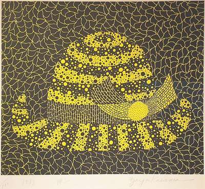 Hat - Signed Print by Yayoi Kusama 1983 - MyArtBroker