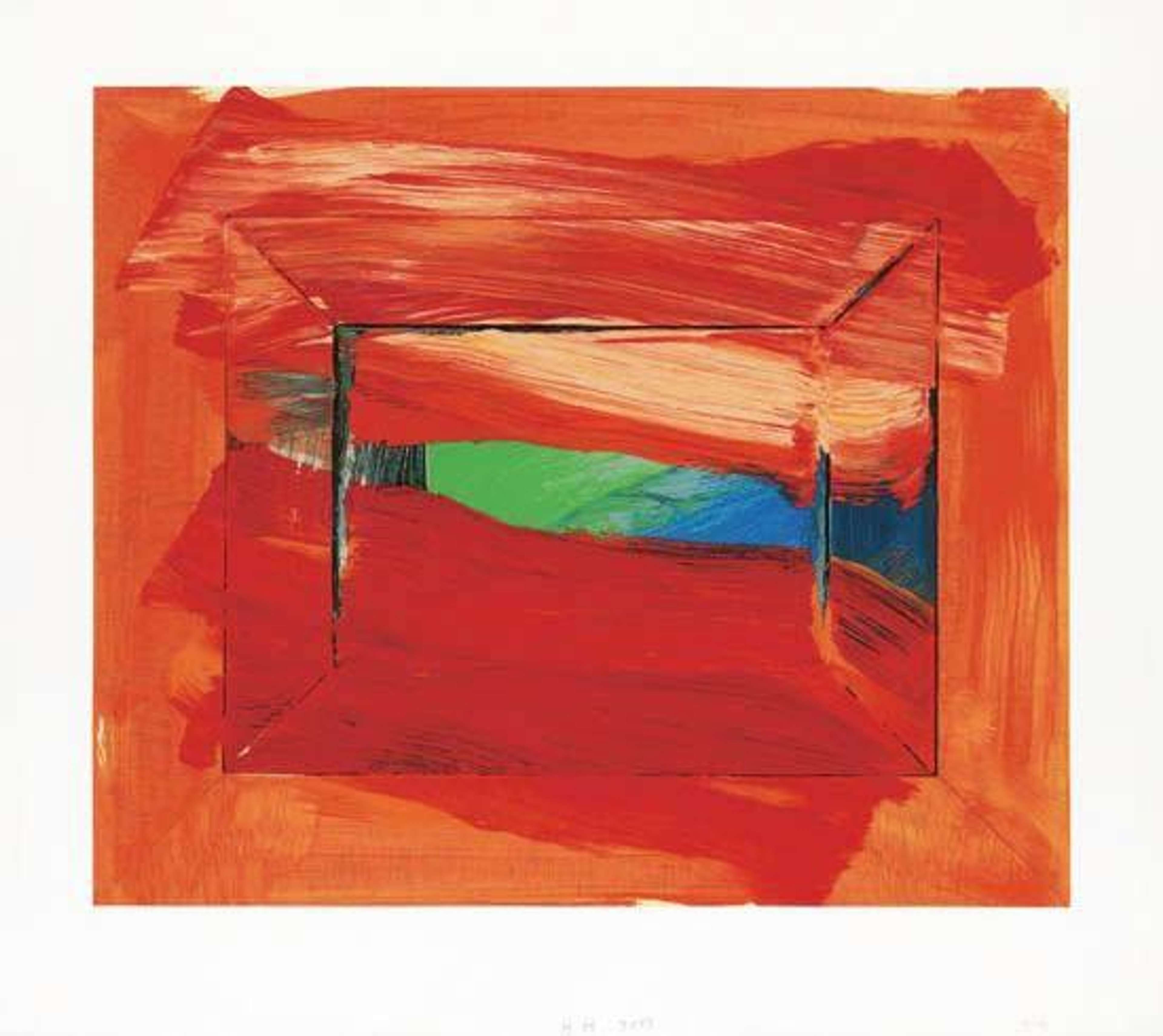 The Sky's The Limit - Signed Print by Howard Hodgkin 2003 - MyArtBroker