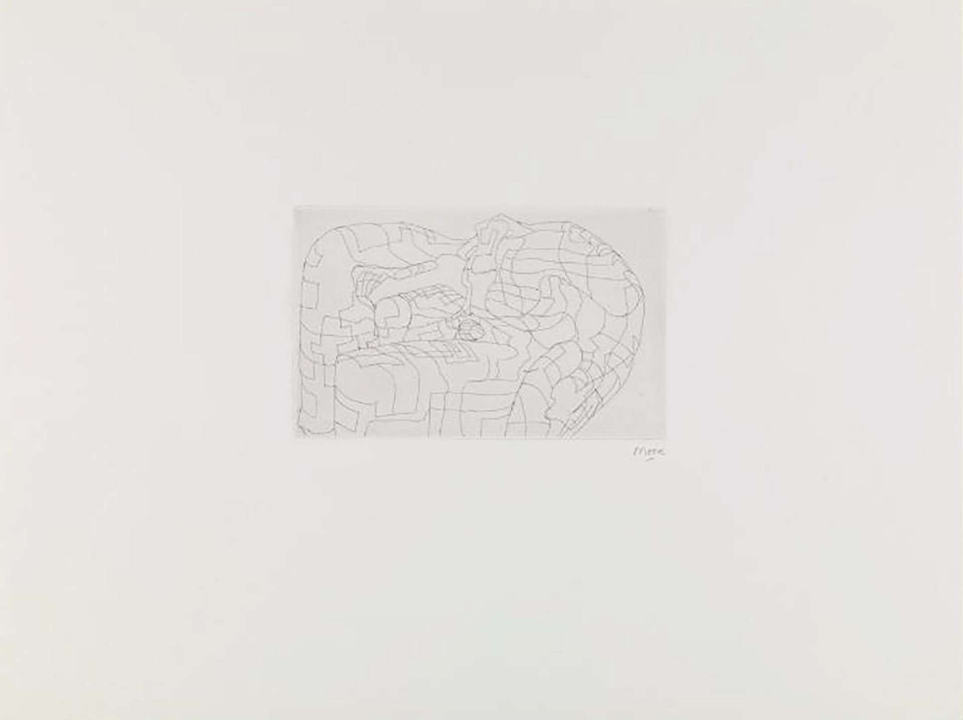 Elephant Skull XV - Signed Print by Henry Moore 1970 - MyArtBroker