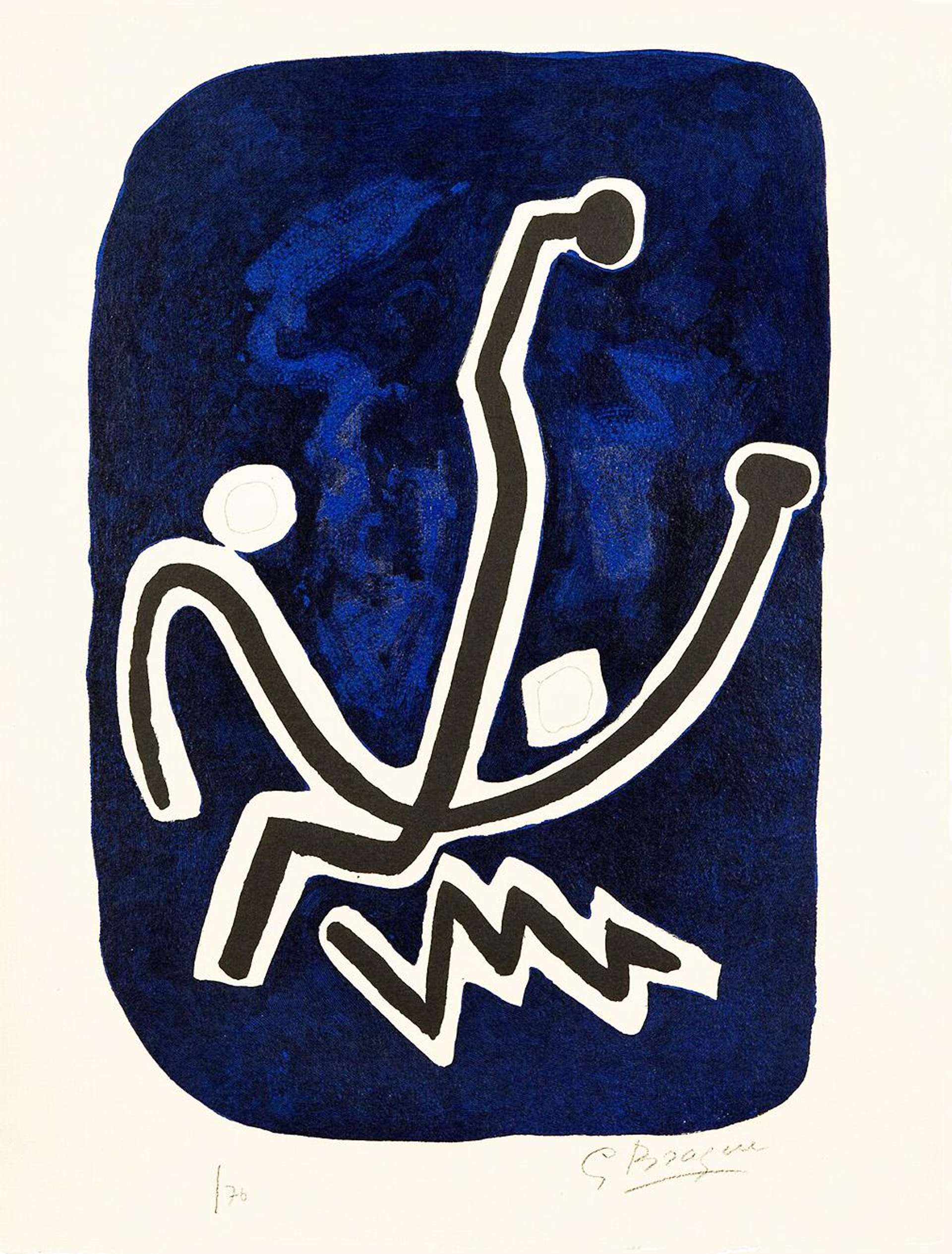 Si Je Mourais Là-Bas - Signed Print by Georges Braque 1962 - MyArtBroker