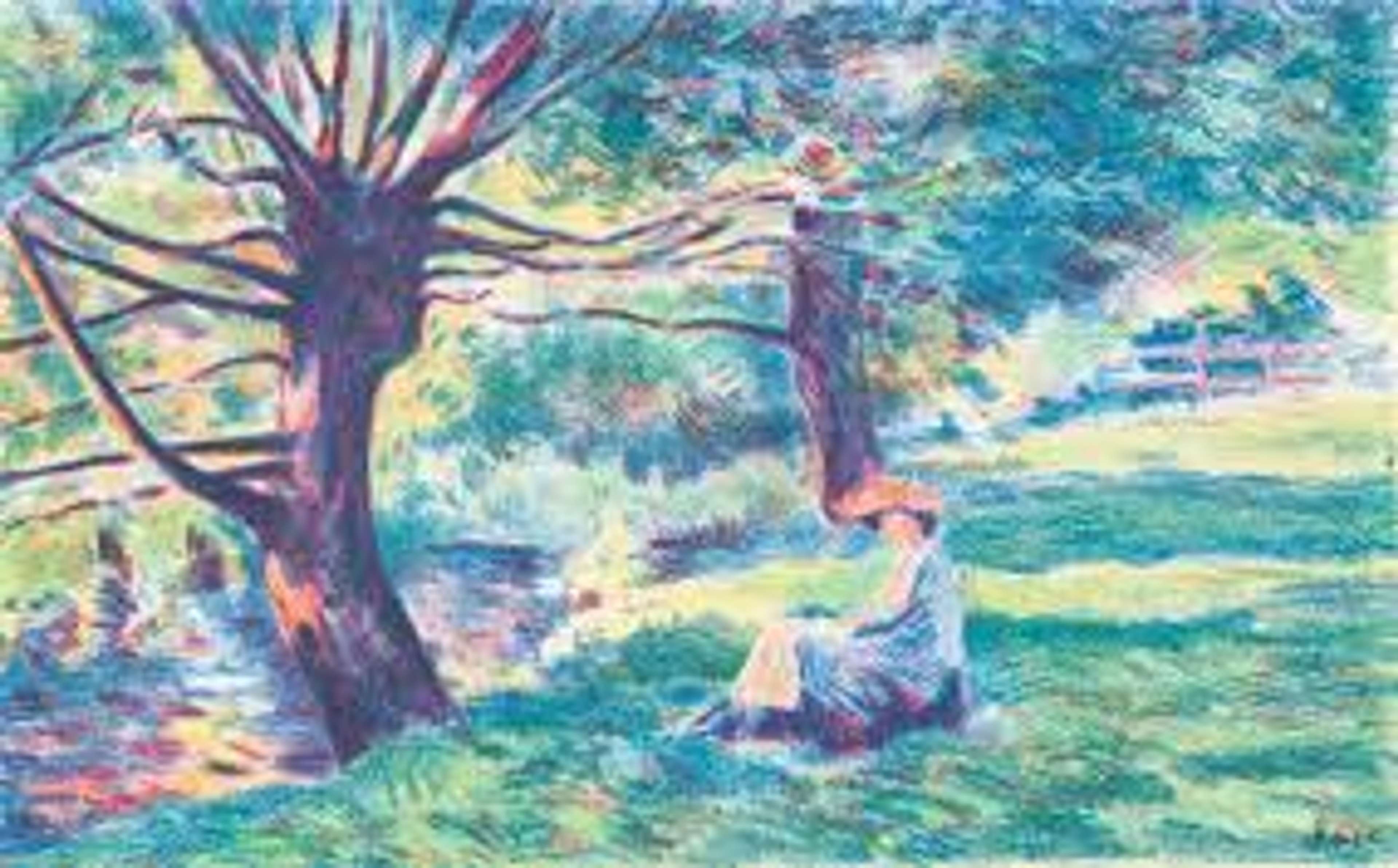 Environs de Vernon - Signed Print by Maximilien Luce 1897 - MyArtBroker