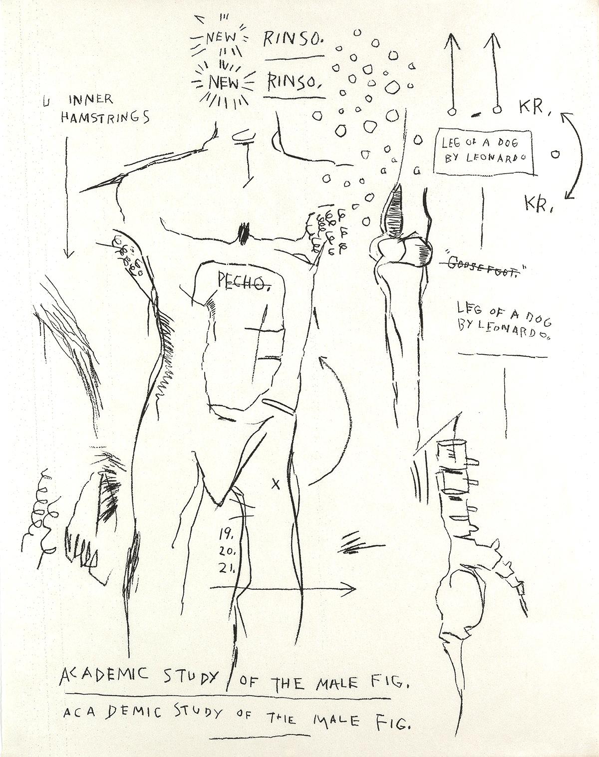 Lot  JeanMichel Basquiat after  Standing Figure 1982