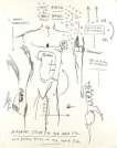 Academic Study Of The Male Figure - Signed Print