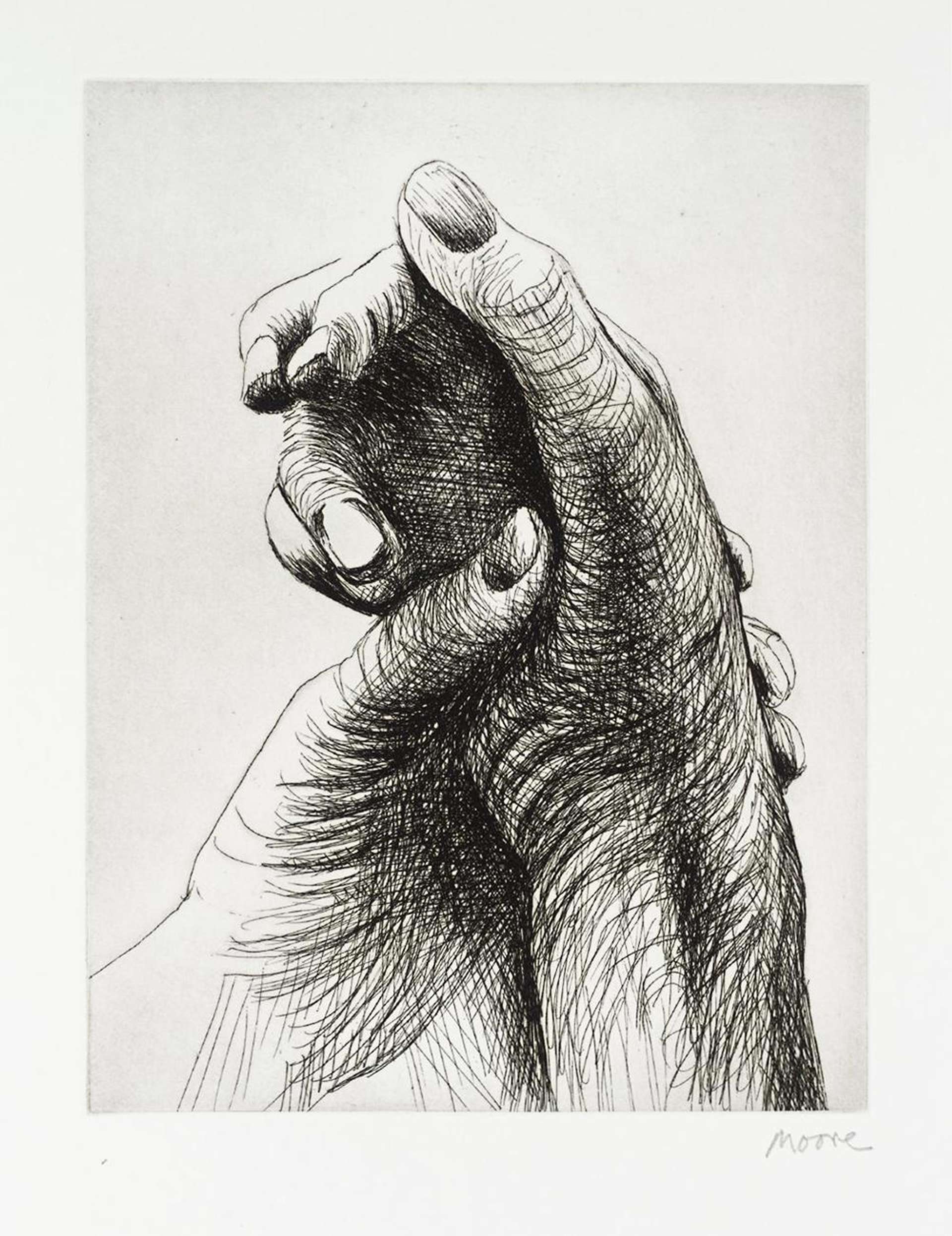 The Artist's Hand IV - Signed Print by Henry Moore 1980 - MyArtBroker