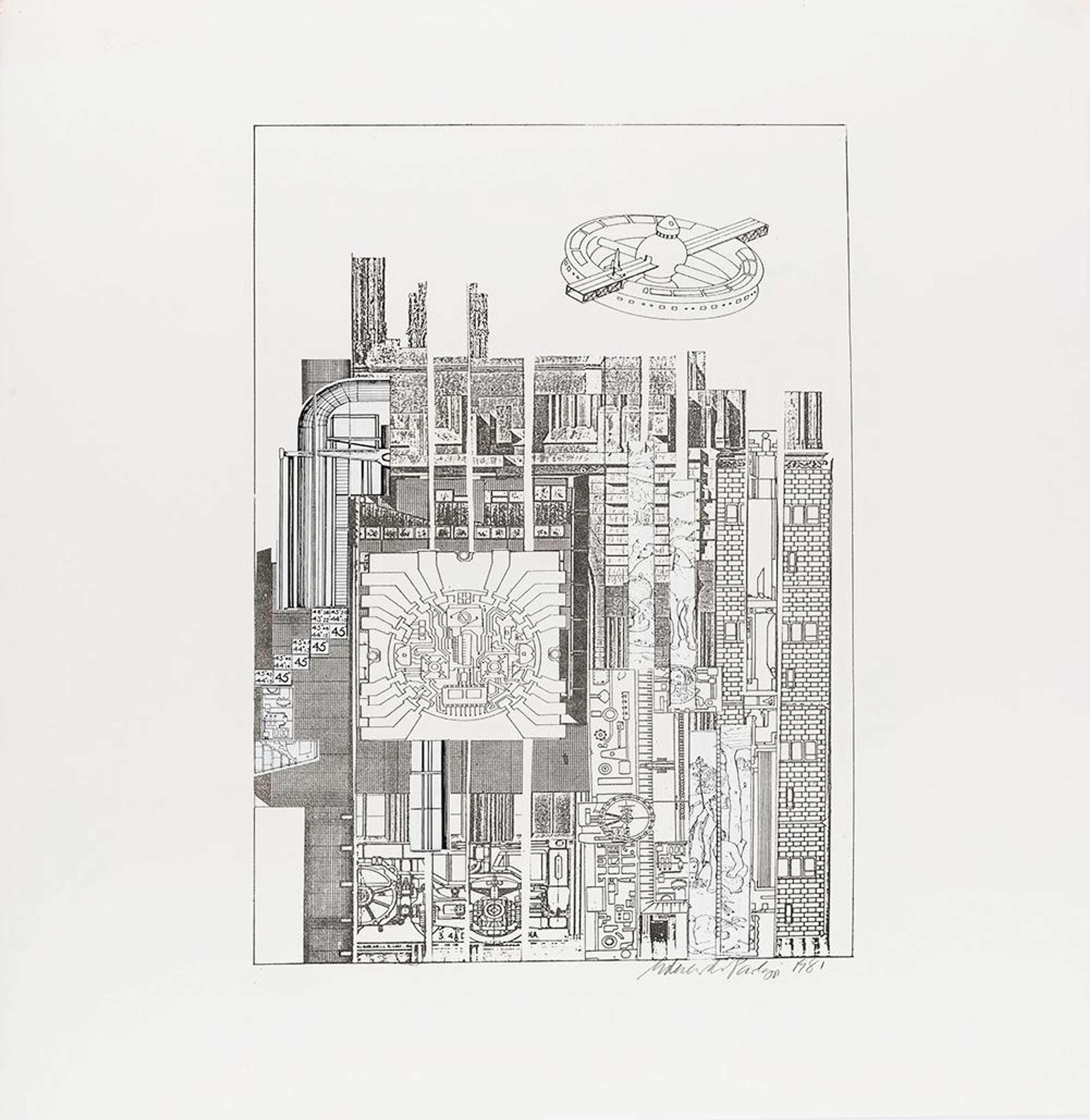 Blueprints For A New Museum 5 - Signed Print by Eduardo Paolozzi 1981 - MyArtBroker