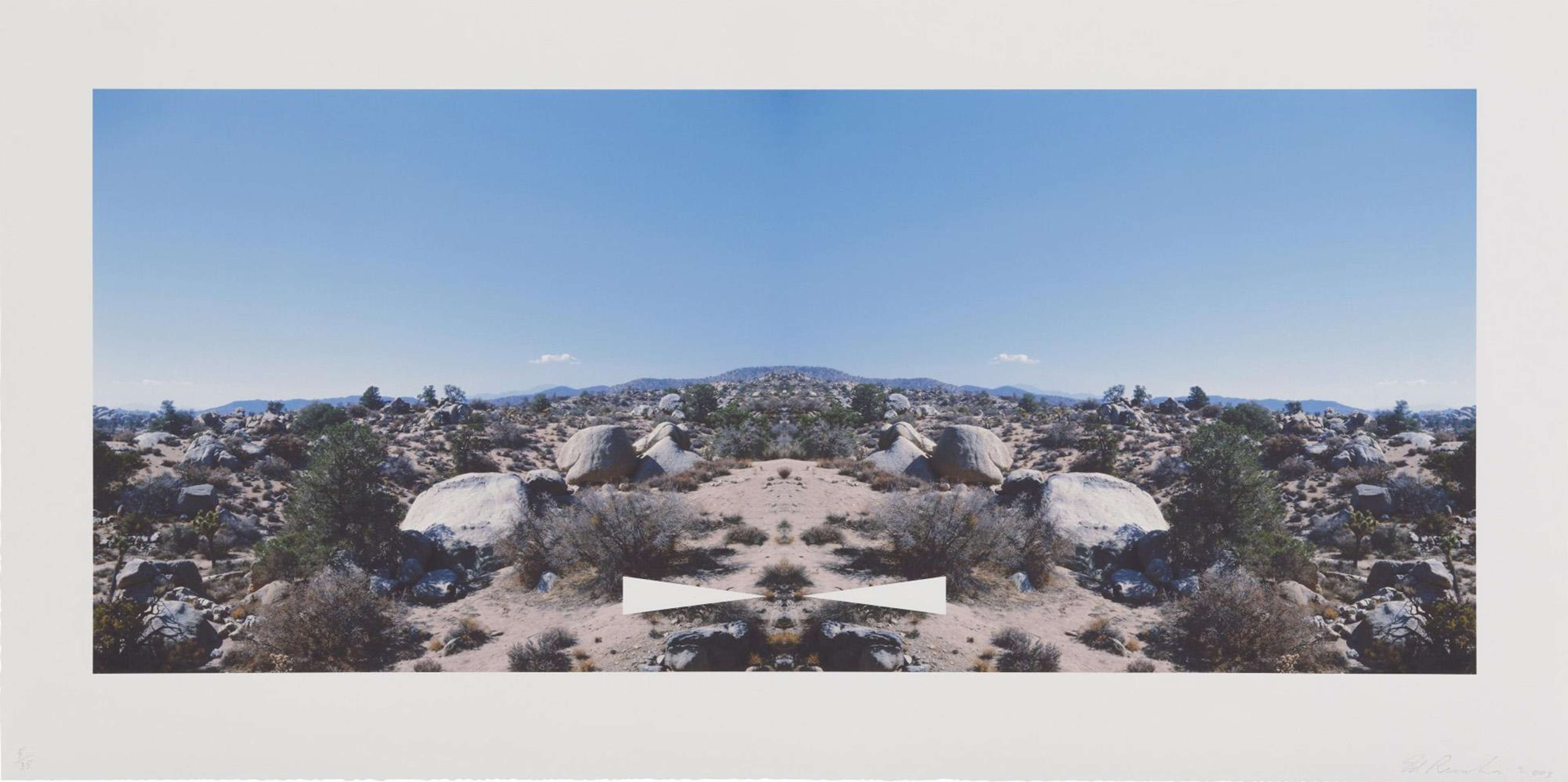 Bow-Tie Palm Springs - Signed Print by Ed Ruscha 2003 - MyArtBroker