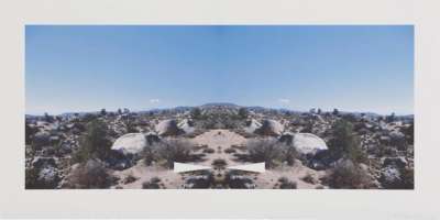 Bow-Tie Palm Springs - Signed Print by Ed Ruscha 2003 - MyArtBroker