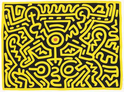 Keith Haring: Growing 3 - Signed Print