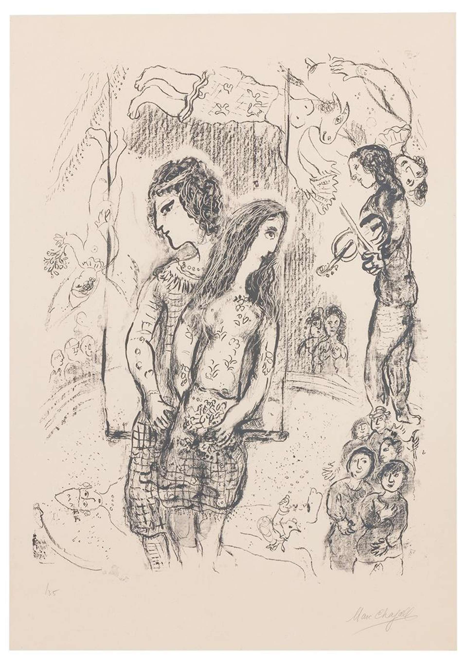Marc Chagall: Le Grand Cirque - Signed Print