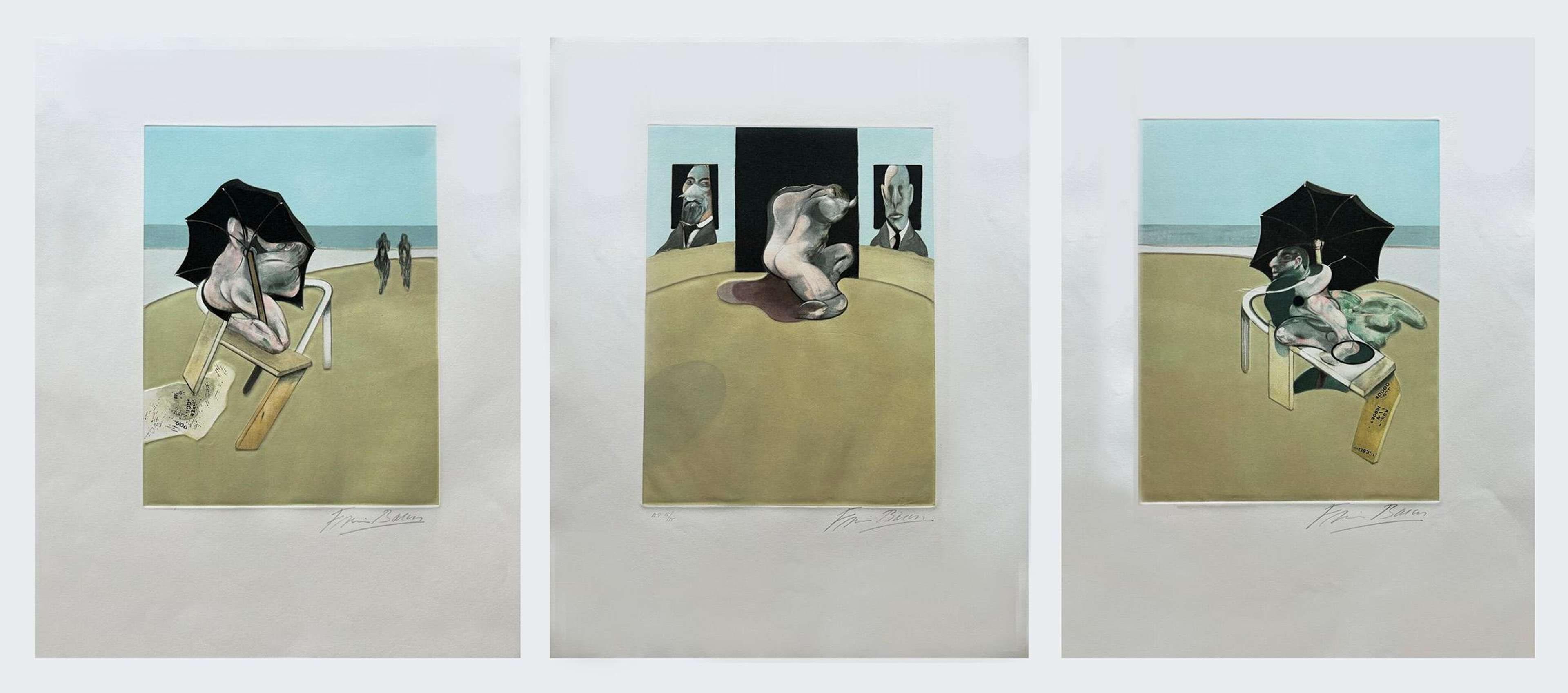 The Metropolitan Triptych - Signed Print by Francis Bacon 1981 - MyArtBroker