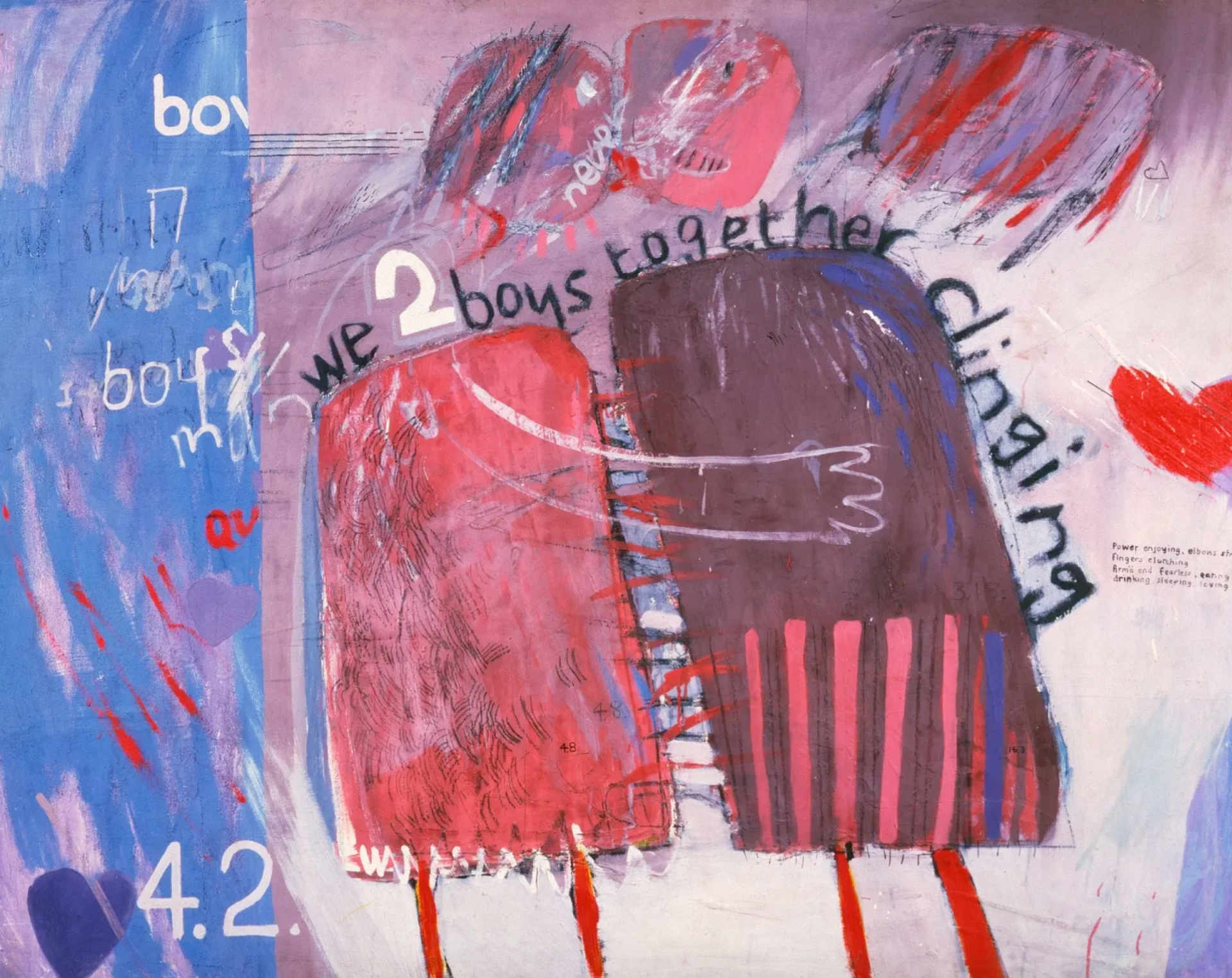 We Two Boys Together Clinging by David Hockney - MyArtBroker